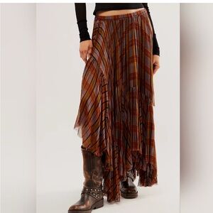Free People One Clover printed maxi skirt